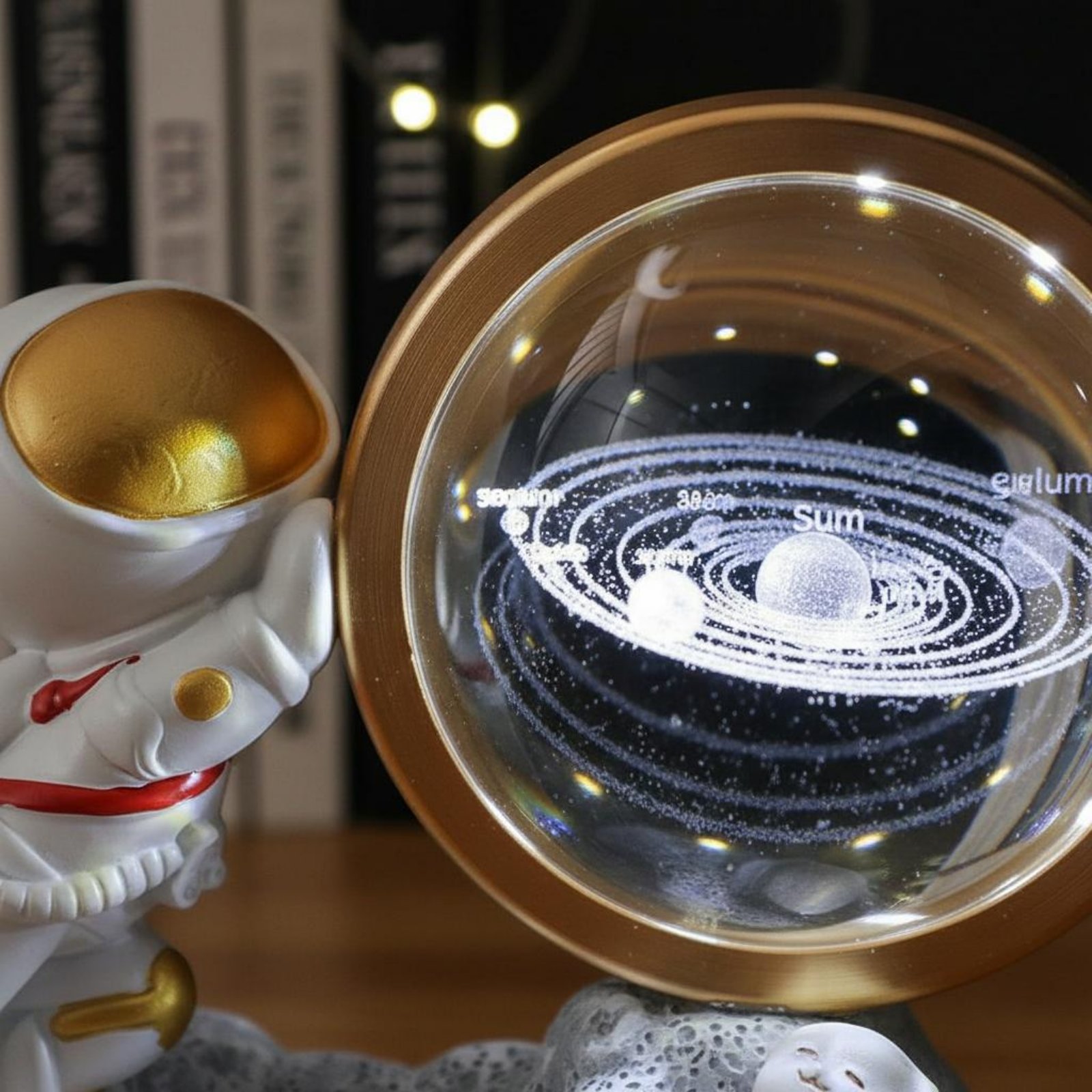 Astronaut Crystal Ball Lamp Bi - Crystal Ball Decor review and price
