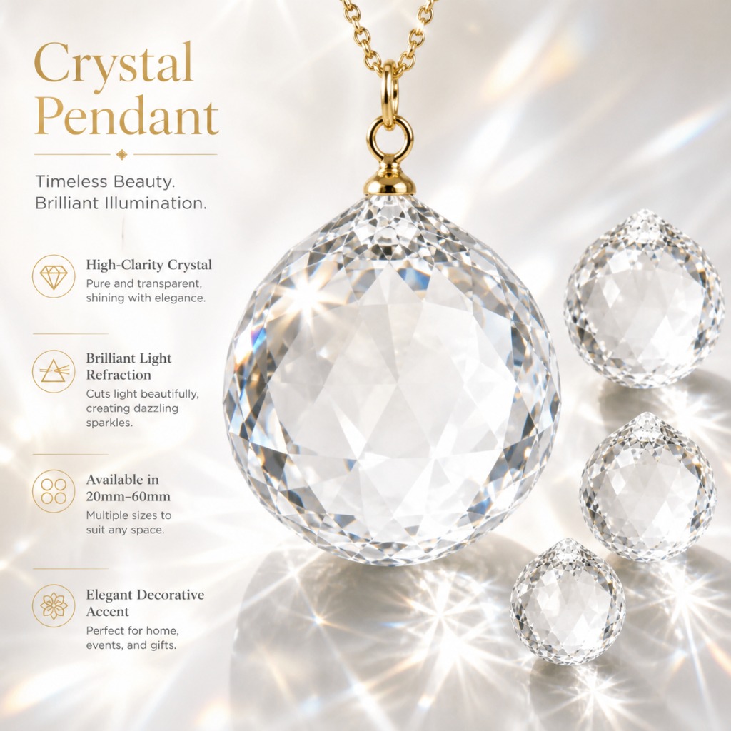 High Transparent K9 Crystal Ba - Crystal Ball Decor review and price