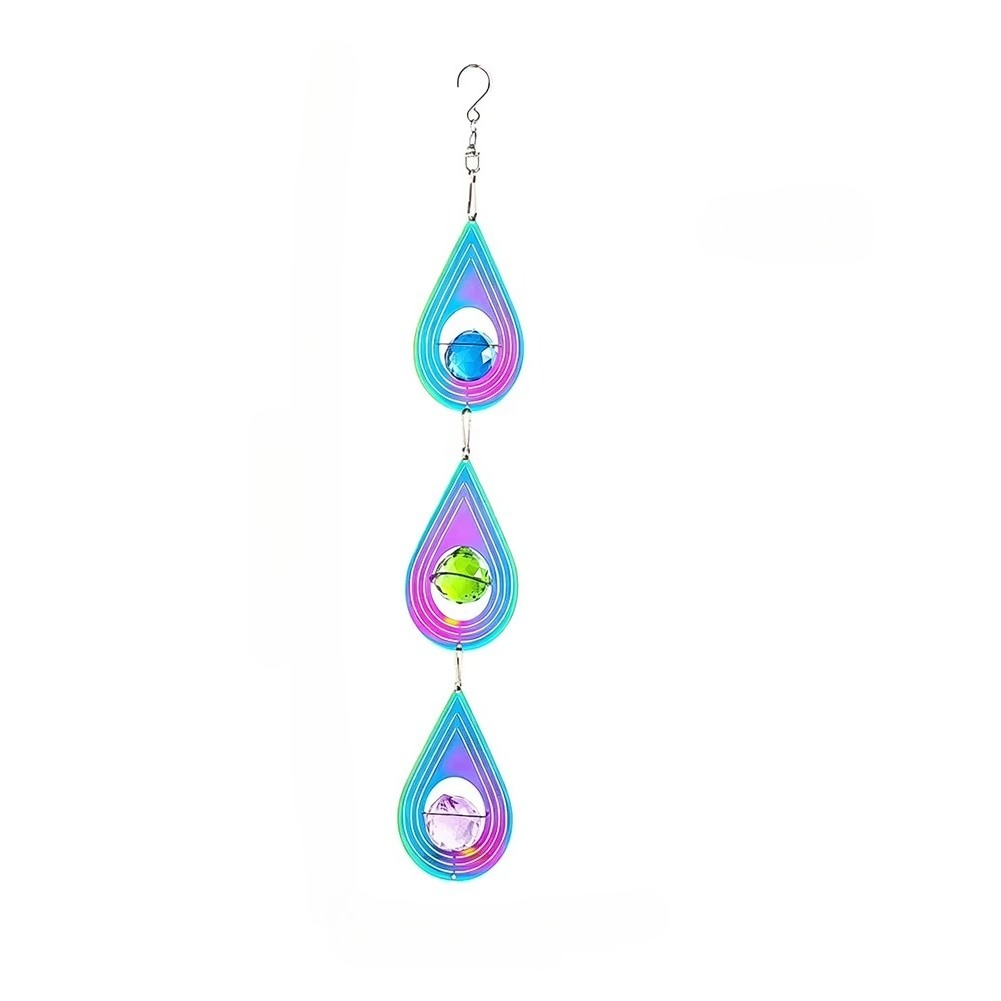 Illusion Drop Wind Spinner Sun - Crystal Ball Decor review and price